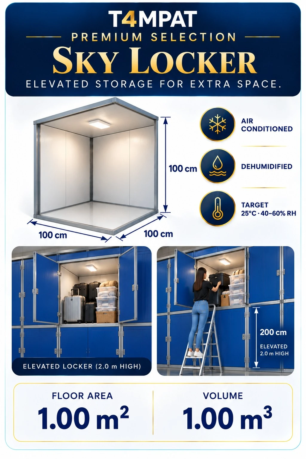 Sky Locker product diagram from the T4mpat Premium Selection catalog